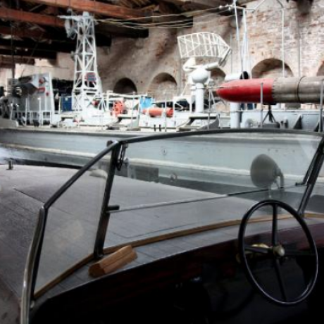 Venice museum of boats and navy