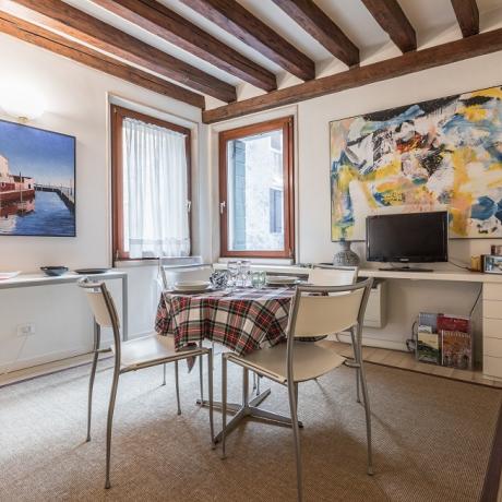 Dining room at Ca' Francesca apartment