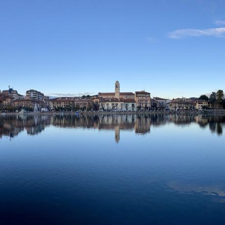 The beautiful panorama at Castelletto Ticino