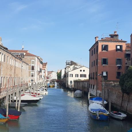 Una giornata di sole nel sestiere di Cannaregio a Venezia