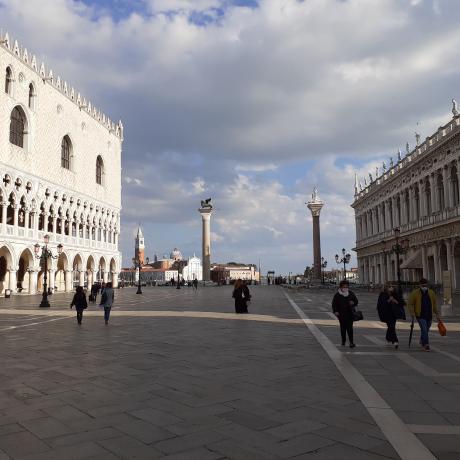 Der Löwe von Venedig am Markusplatz