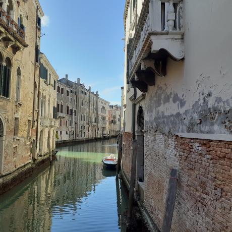 Kanal in Venedig, Italien