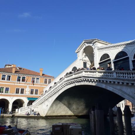 Rialtobrücke in Venedig