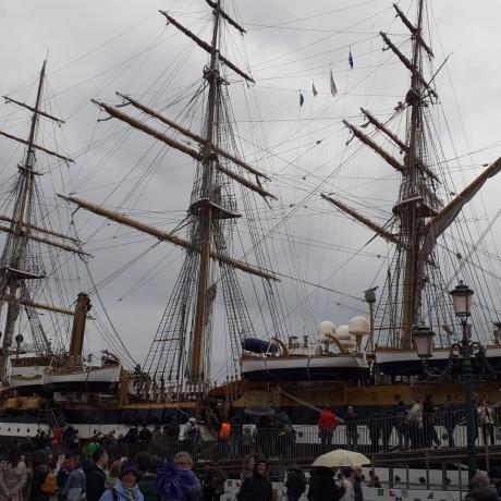 Amerigo Vespucci sailboat in Venice