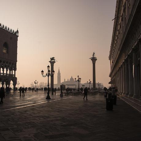 La nostra amata piazza San Marco vista dal bacino di San Marco