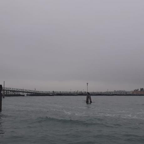 The votive bridge linking Fondamente Nuove to San Michele  in Venice