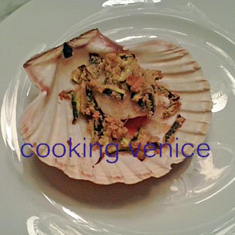 Coquilles Saint-Jacques avec julienne de courgettes