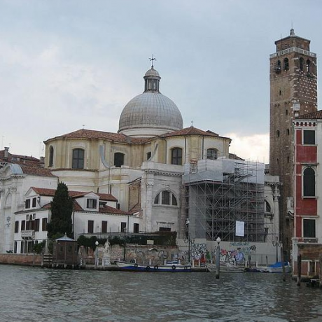 Beautiful view of the Church of San Geremia 